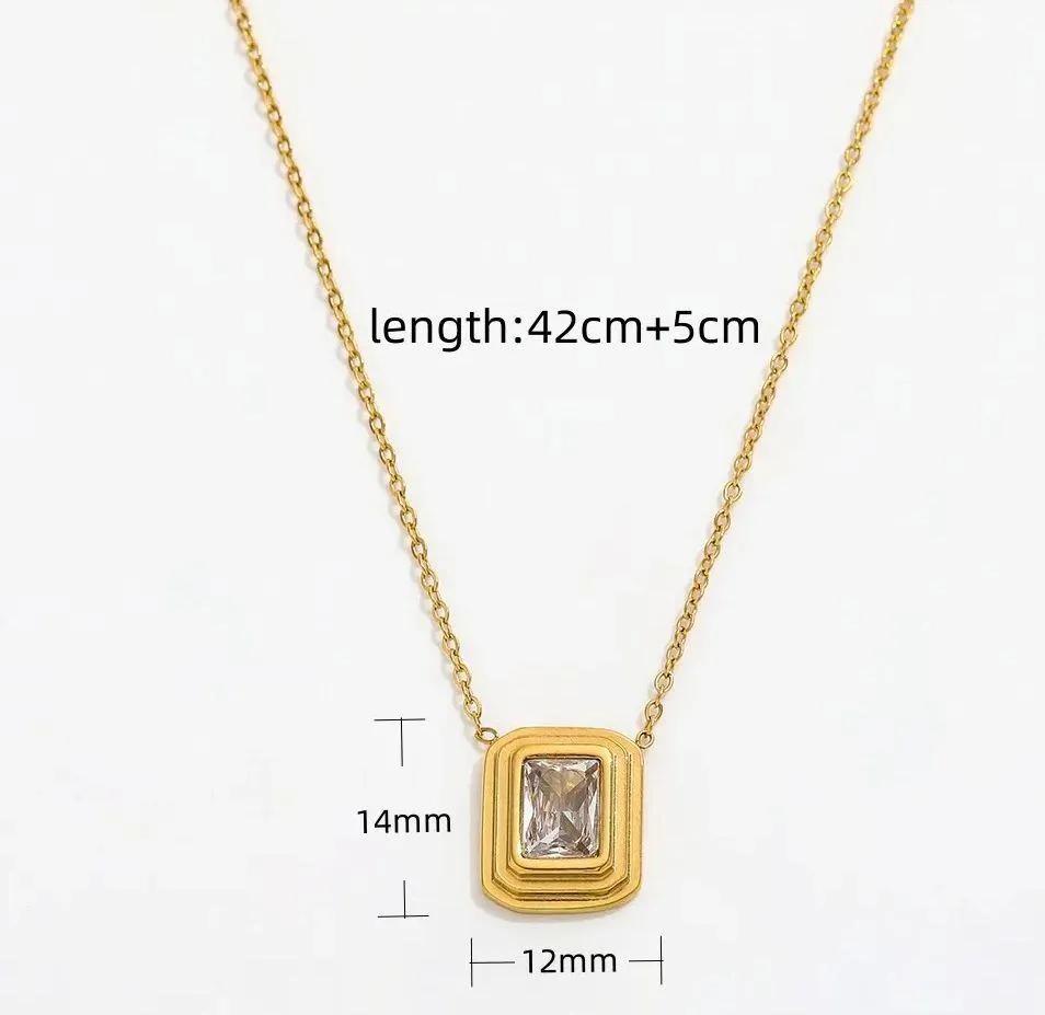 18k Gold Plated Stainless Steel Necklace Non Tarnish - Image 4