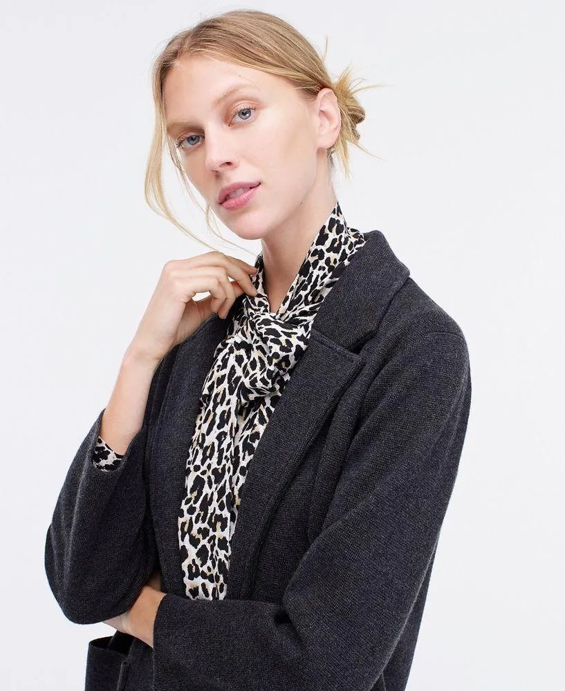 J Crew • Sophie Open-Front Sweater-Blazer jacket cardigan charcoal grey - Image 8