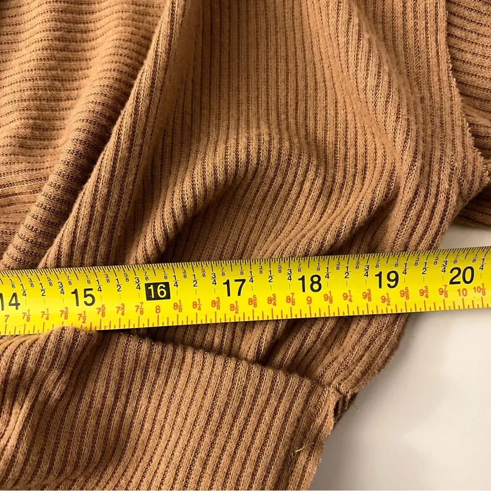 Free People Hold Me Close faux wrap sweater long sleeve ribbed soft stretchy NWT - Image 6