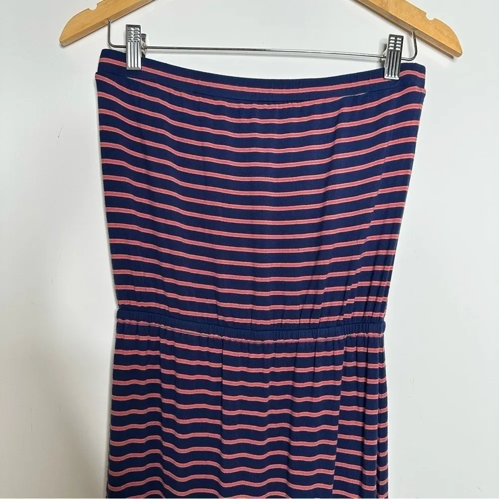 Madewell Stripe Weekend Strapless Maxi Dress Size Small - Image 5