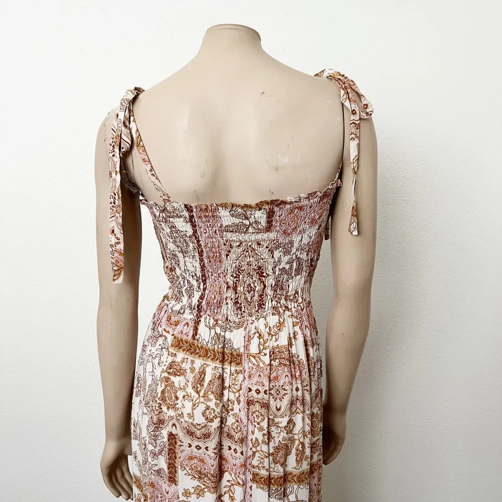 [Vici Collection] Call Away Floral Maxi Dress Smocked Bodice NWOT Tiered Size XL - Image 10