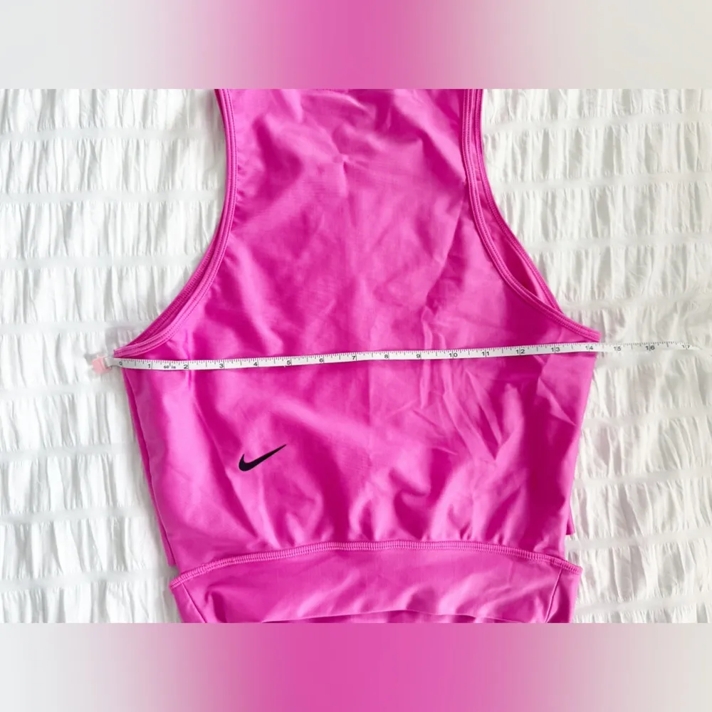 Nike Tech Pack Cut Out Training Tank Size Small Tall Hot Pink Workout Run Top - Image 5