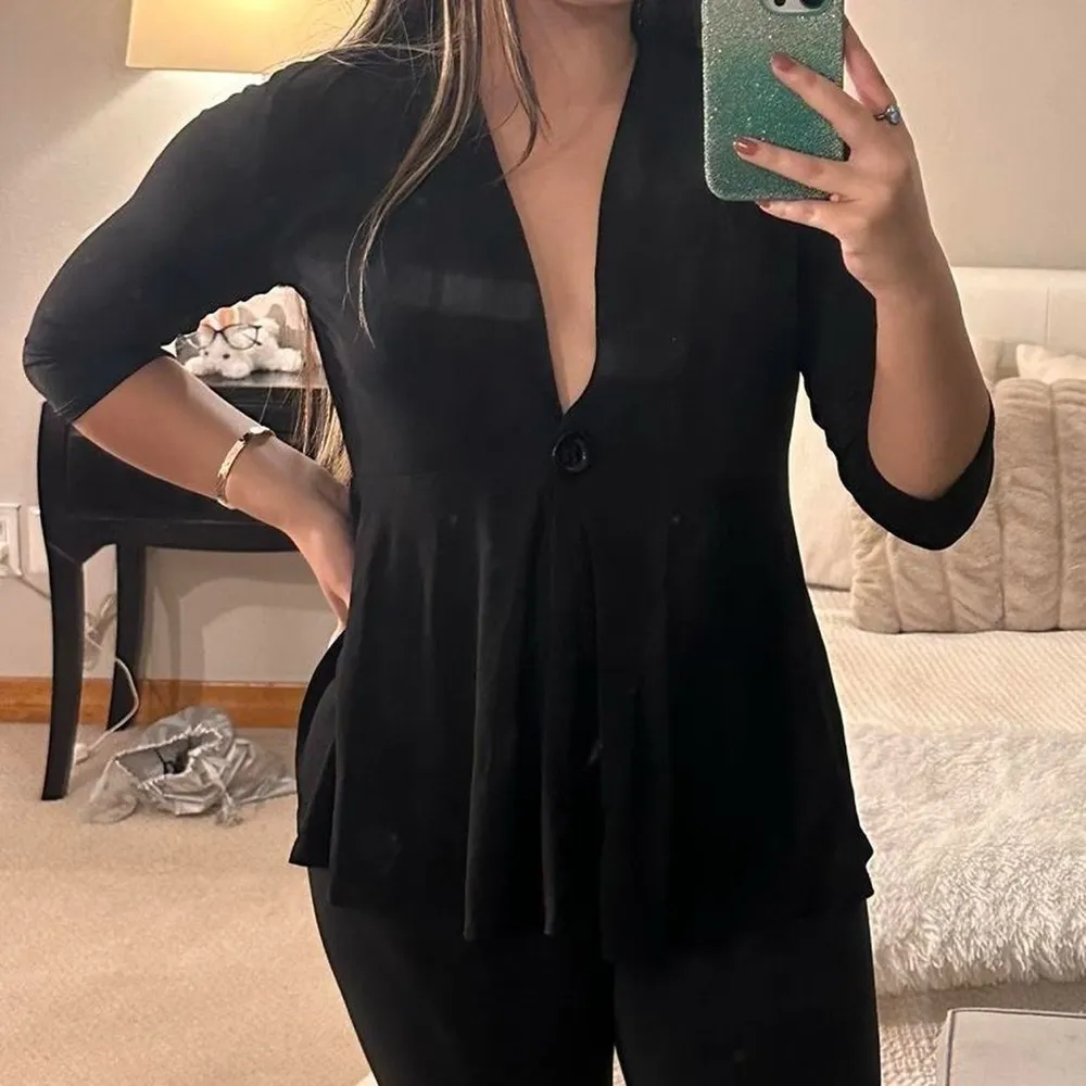 Short Black Cardigan - Image 3