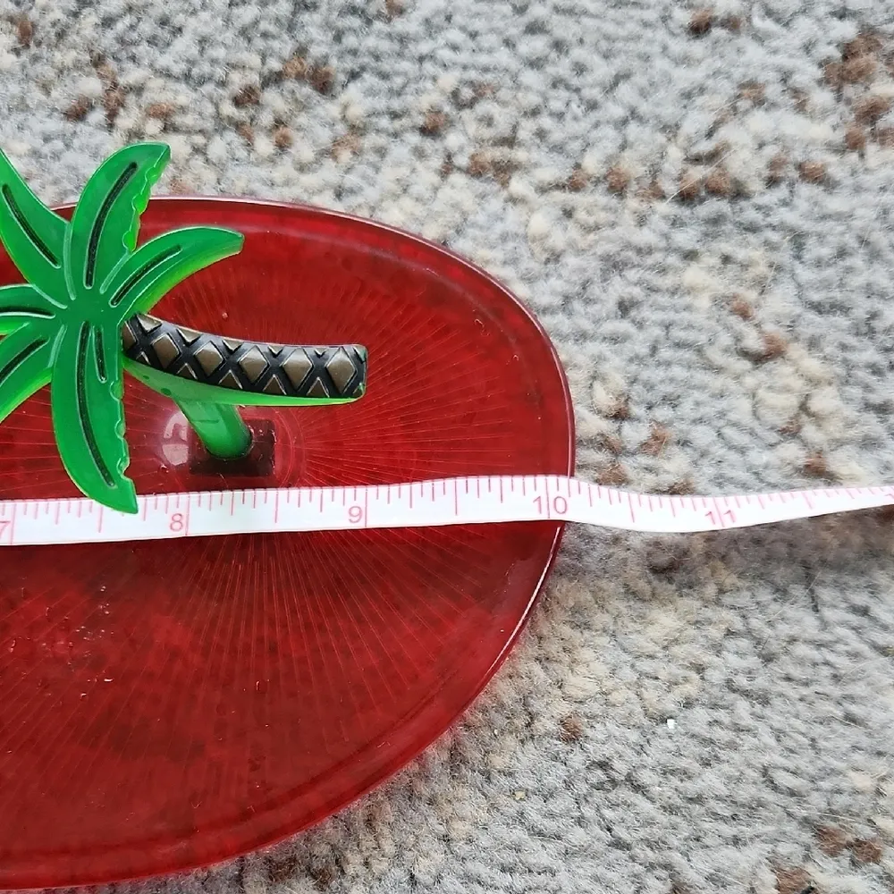 Katy Perry Geli Palm Tree Sandal Red Green 8 - Image 7