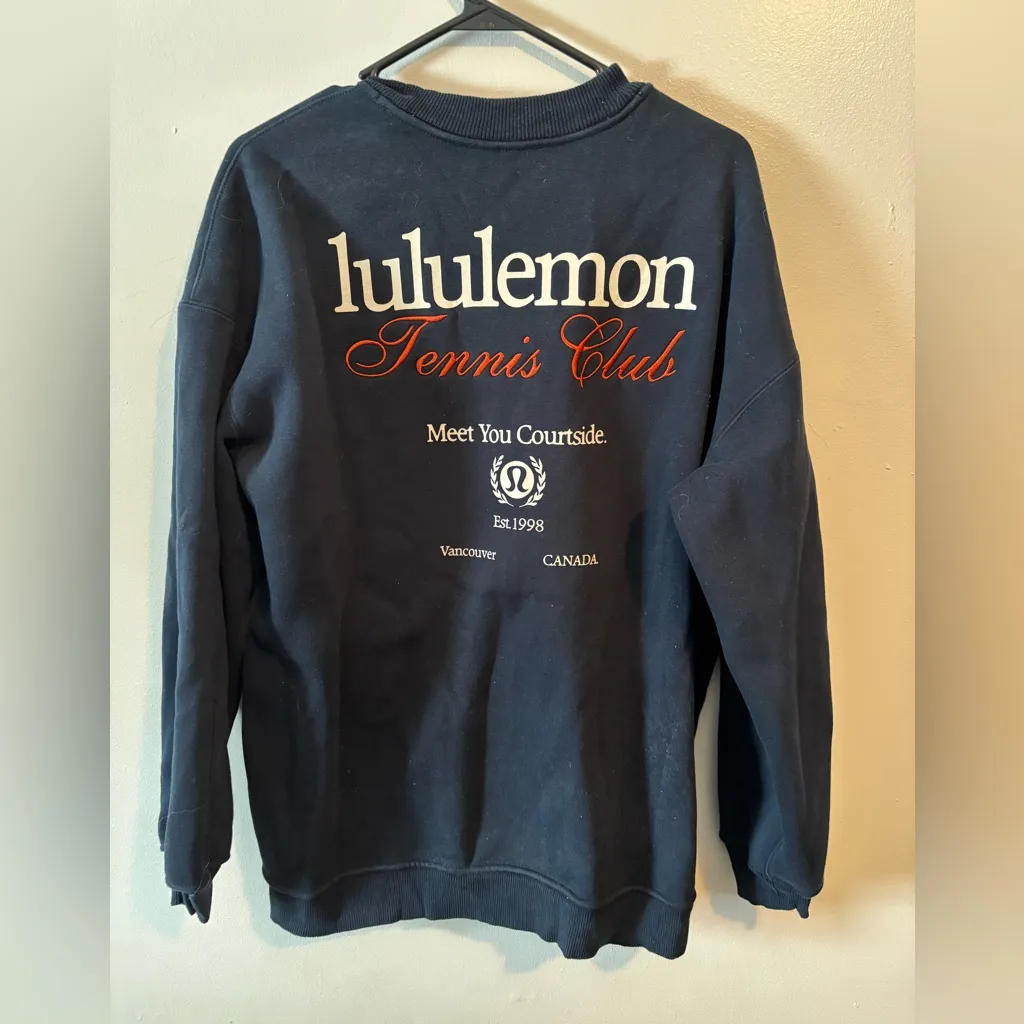 Lululemon  Oversized Crewneck -Navy - Image 2