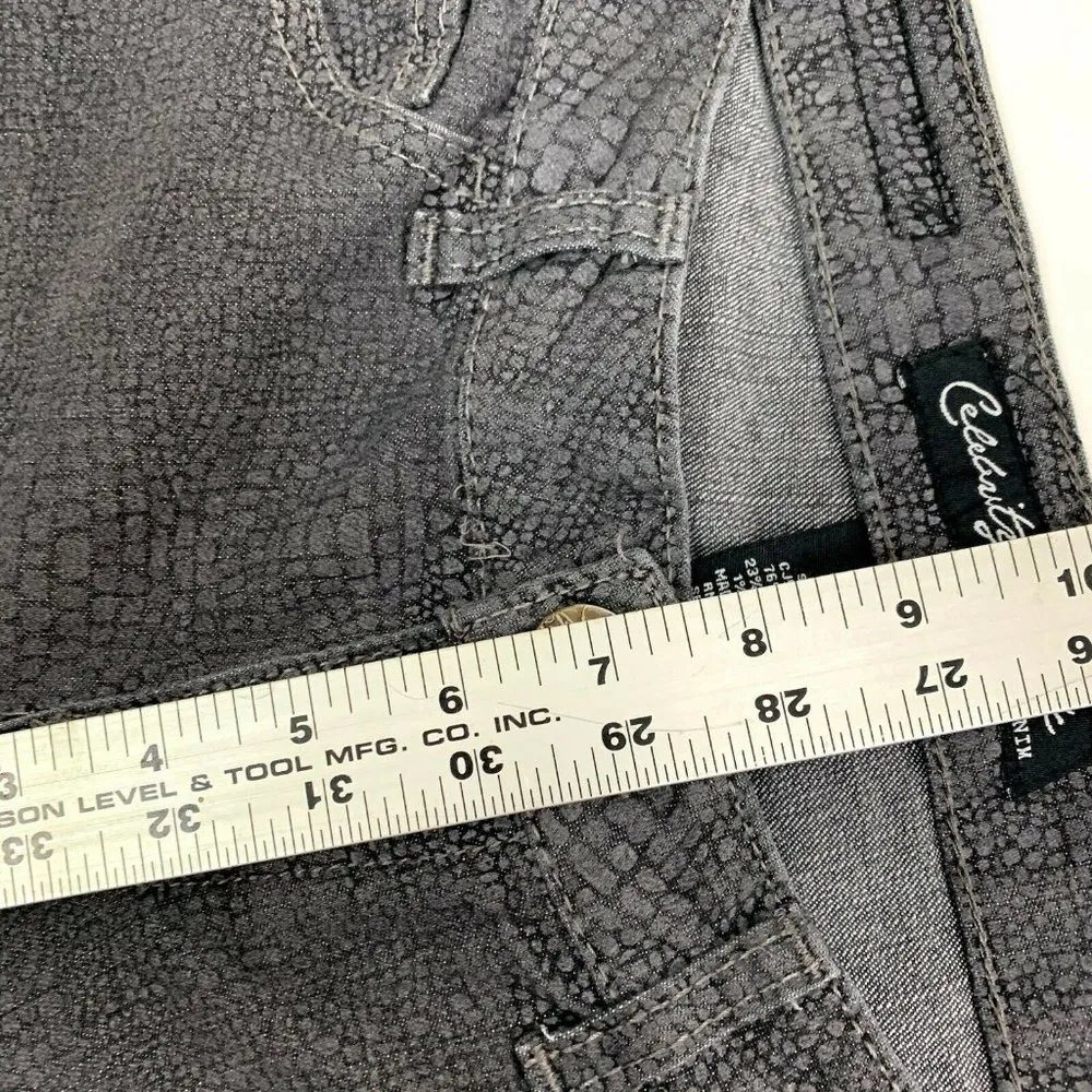 Celebrity Pink Juniors Alligator Print Skinny Jean - Image 4