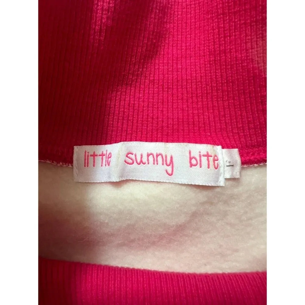 little sunny bite x Disney Sweatshirt Pink Womens Japan Unique and rare - Image 9