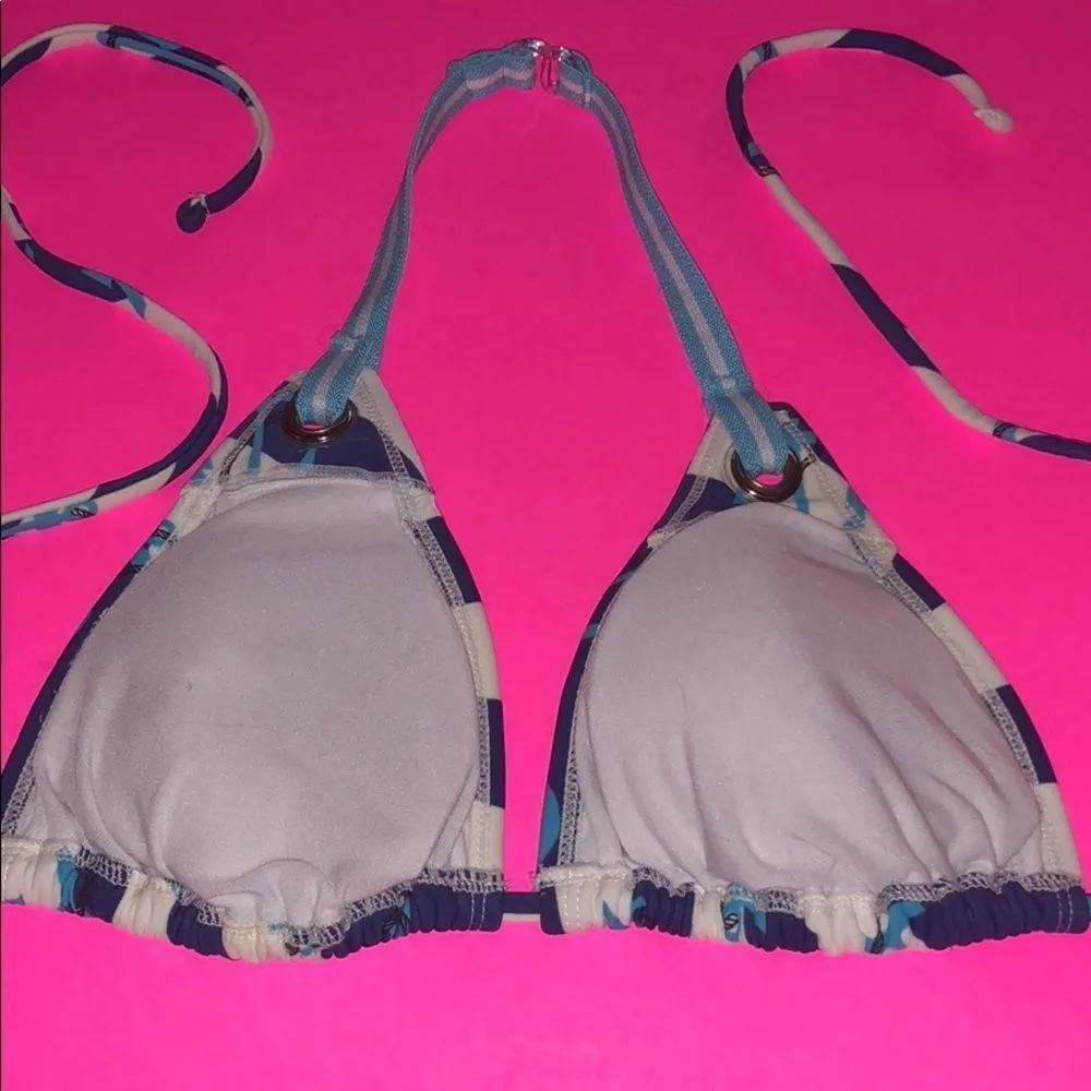 Nautical Bikini Top‎ Blue - Image 6