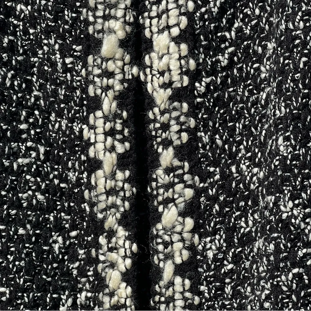 TALBOTS long cardigan black white size medium - Image 7