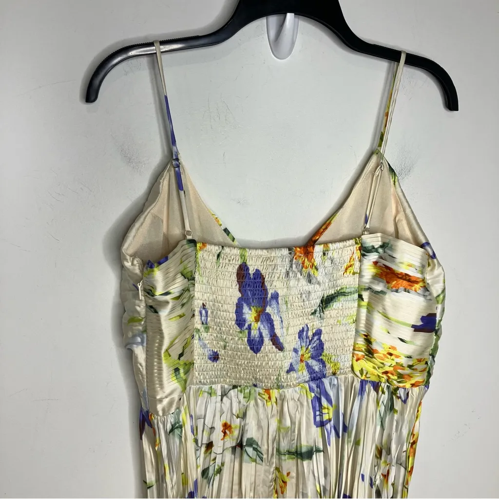 ASTR Maeve midi dress floral new‎ with tags women’s size medium spaghetti straps - Image 10