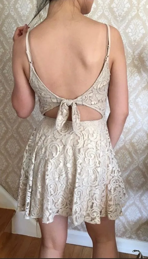 Gold Skater Dress - Image 3