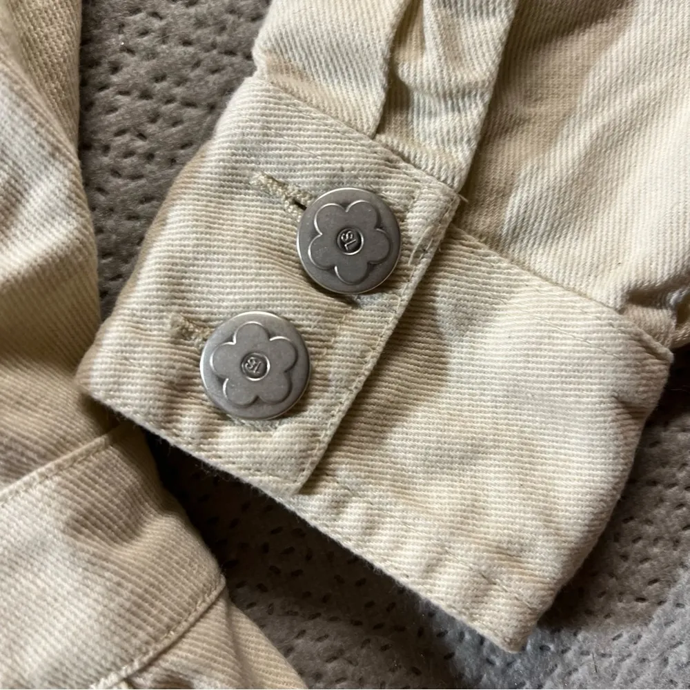 Sandy Liang x Target Women's Long Sleeve Denim Jumpsuit in Ecru Cream Size 2 - Image 7