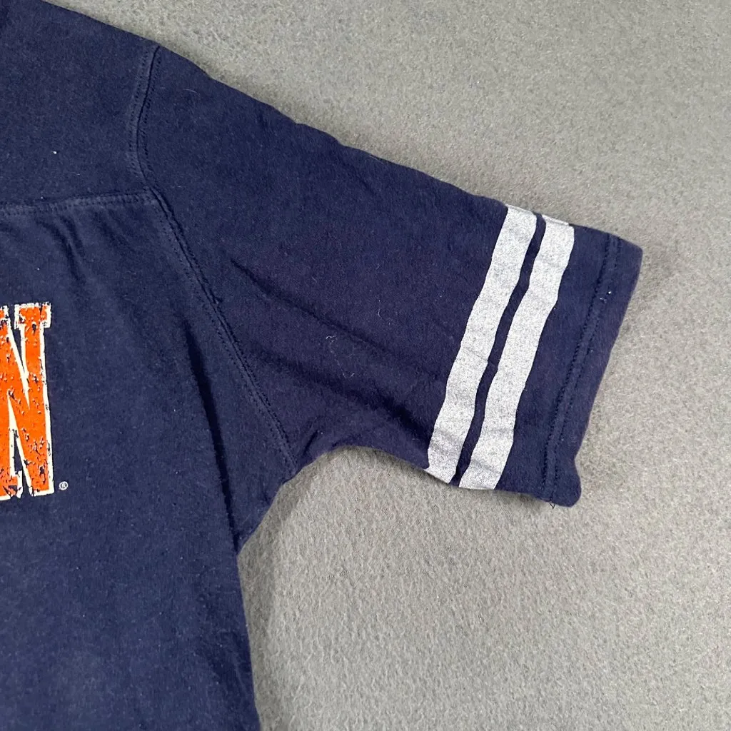 Auburn Tigers Womens XL Navy Blue V-Neck Half Sleeve Tee T-shirt‎ Soffe Brand - Image 4