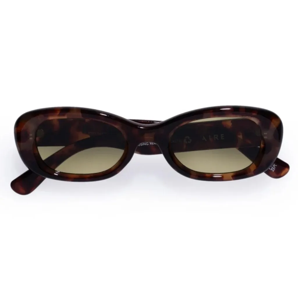 AIRE Calisto Sunglasses in Dark Tort One Size New Womens Sunnies Brown - Image 3