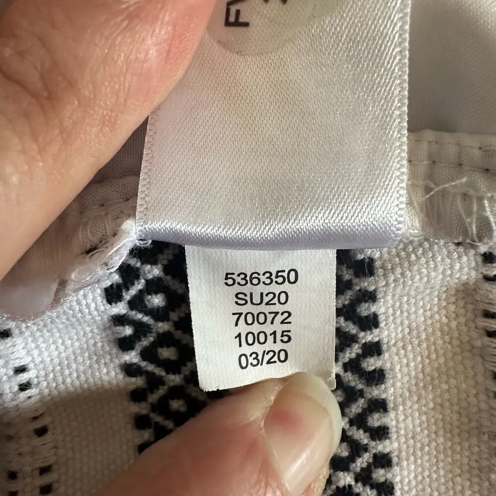 Ann Taylor LOFT The Riviera Short Women’s size 12 black and white striped tweed - Image 10