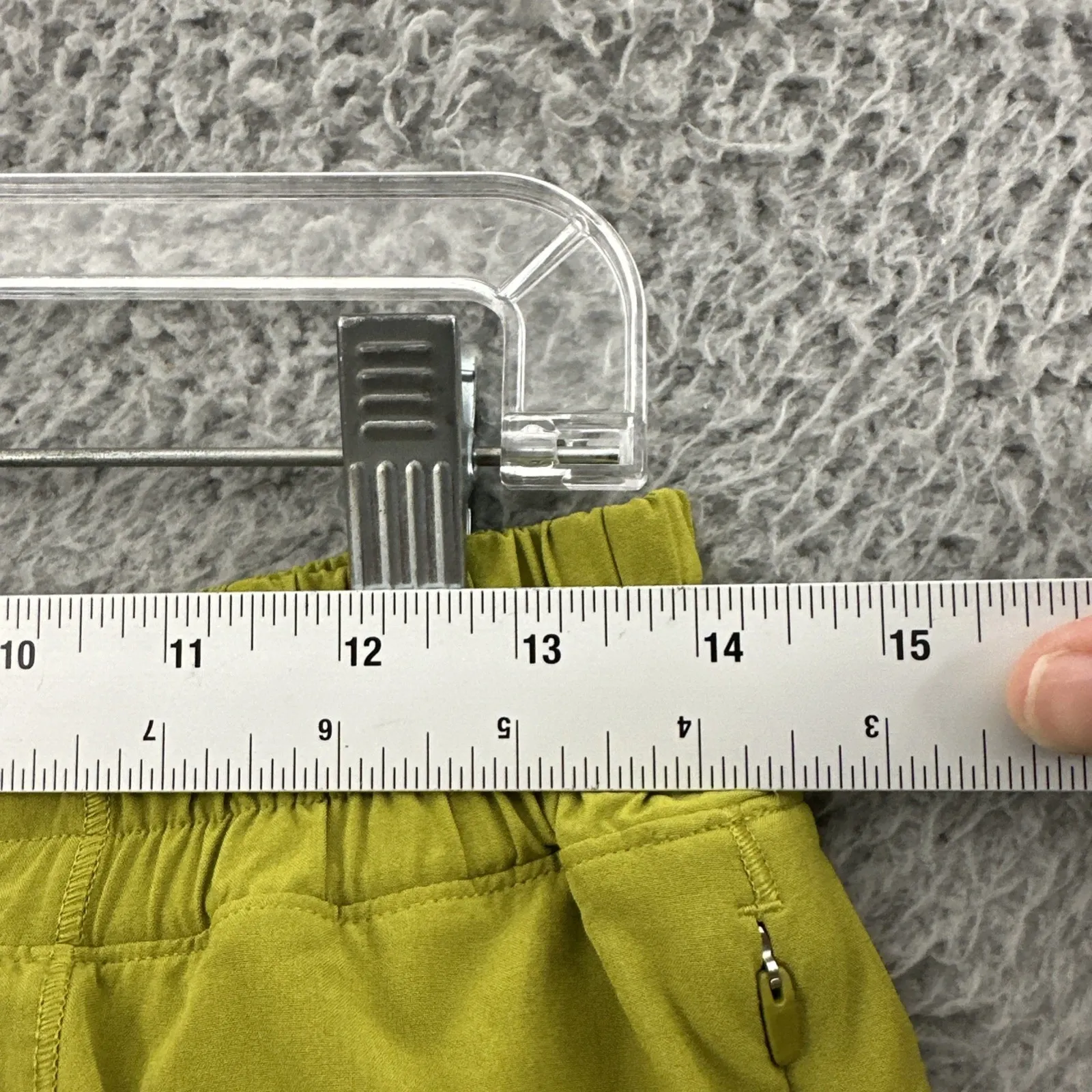 Lululemon Hotty Hot Shorts Low Rise 4" Golden Lime Athletic Athleisure Women 10 - Image 6