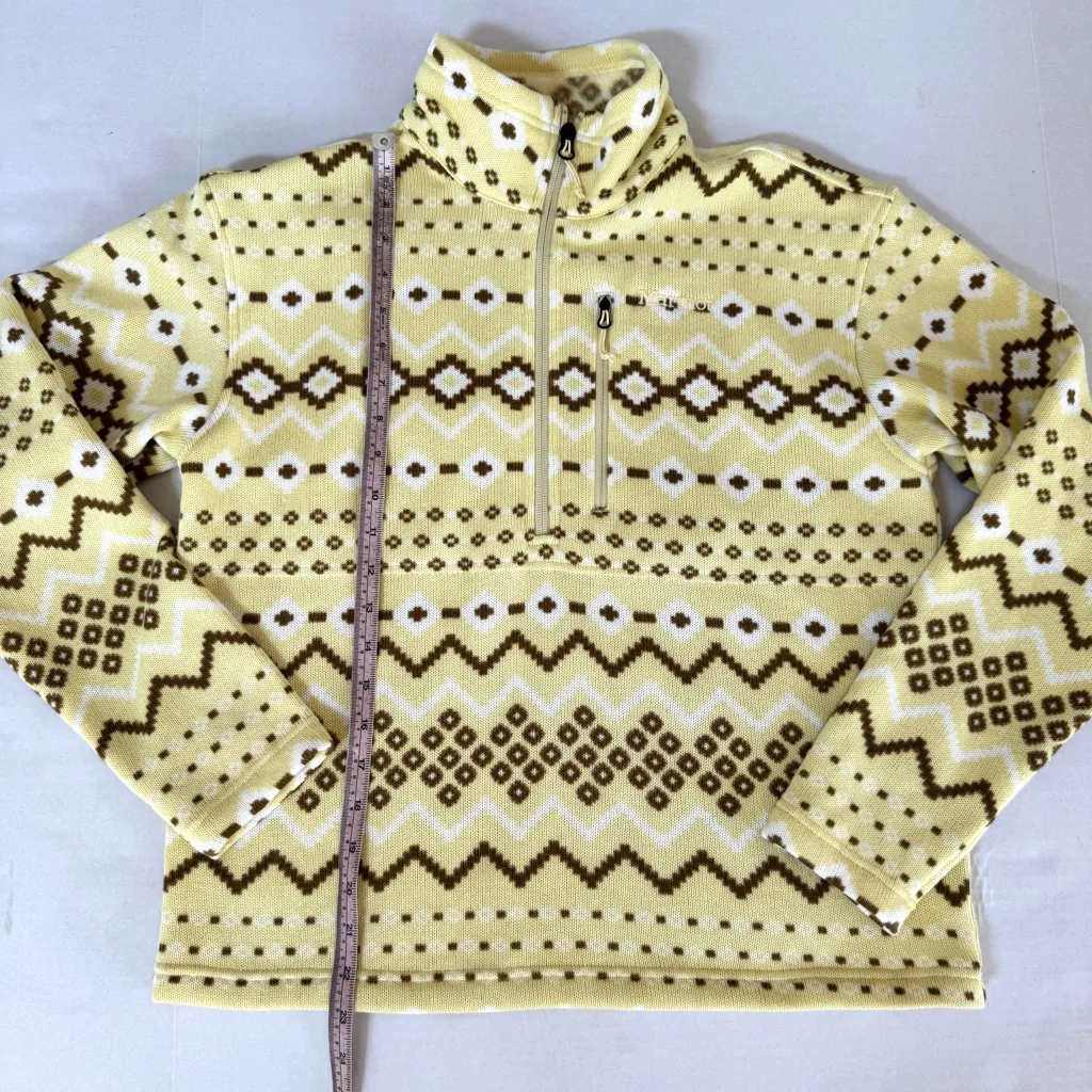 Marmot Heavyweight Drop Line Printed Half-Zip Fleece Pullover Nordic / Wheat S - Image 11