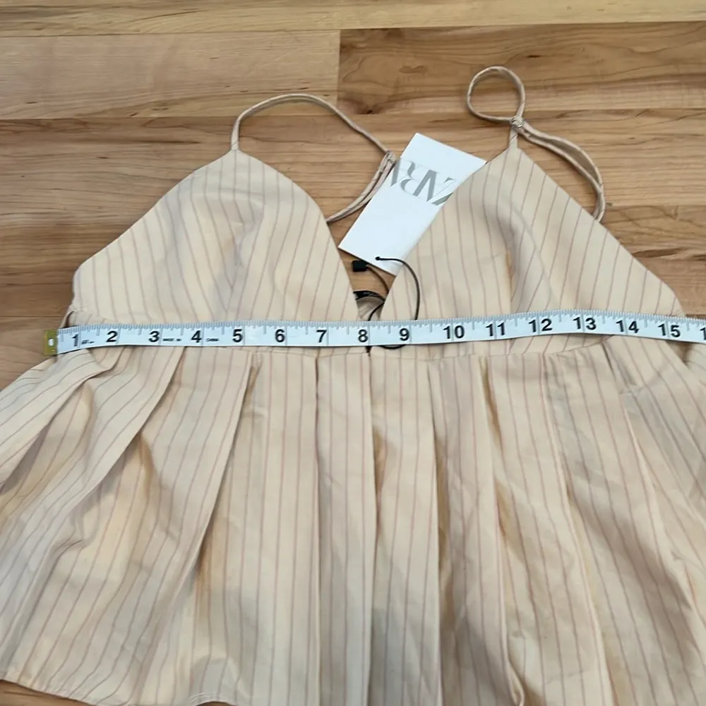 Pinstriped Corset Spaghetti Strap Top - NWT - Image 8