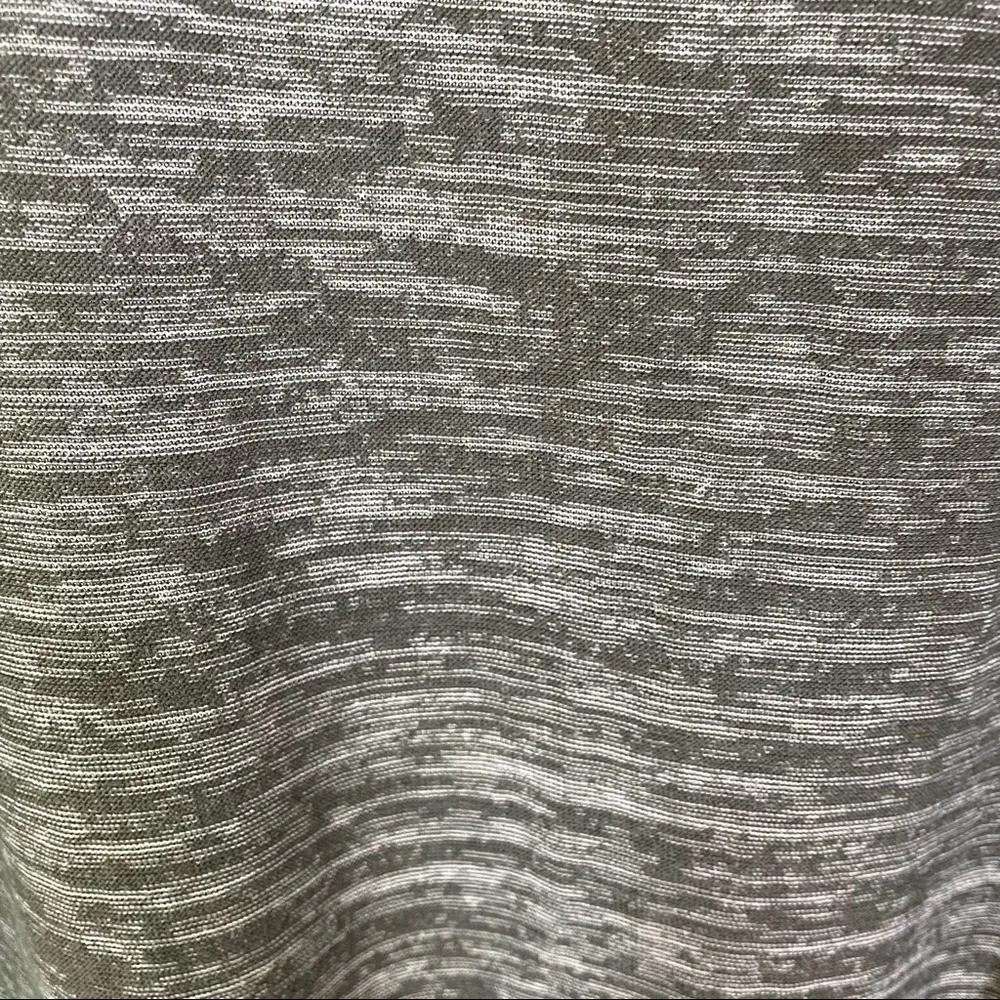 Splendid Black Grey Space Dye Zip Side Scoop Neck Long Sleeve Size Large - Image 3