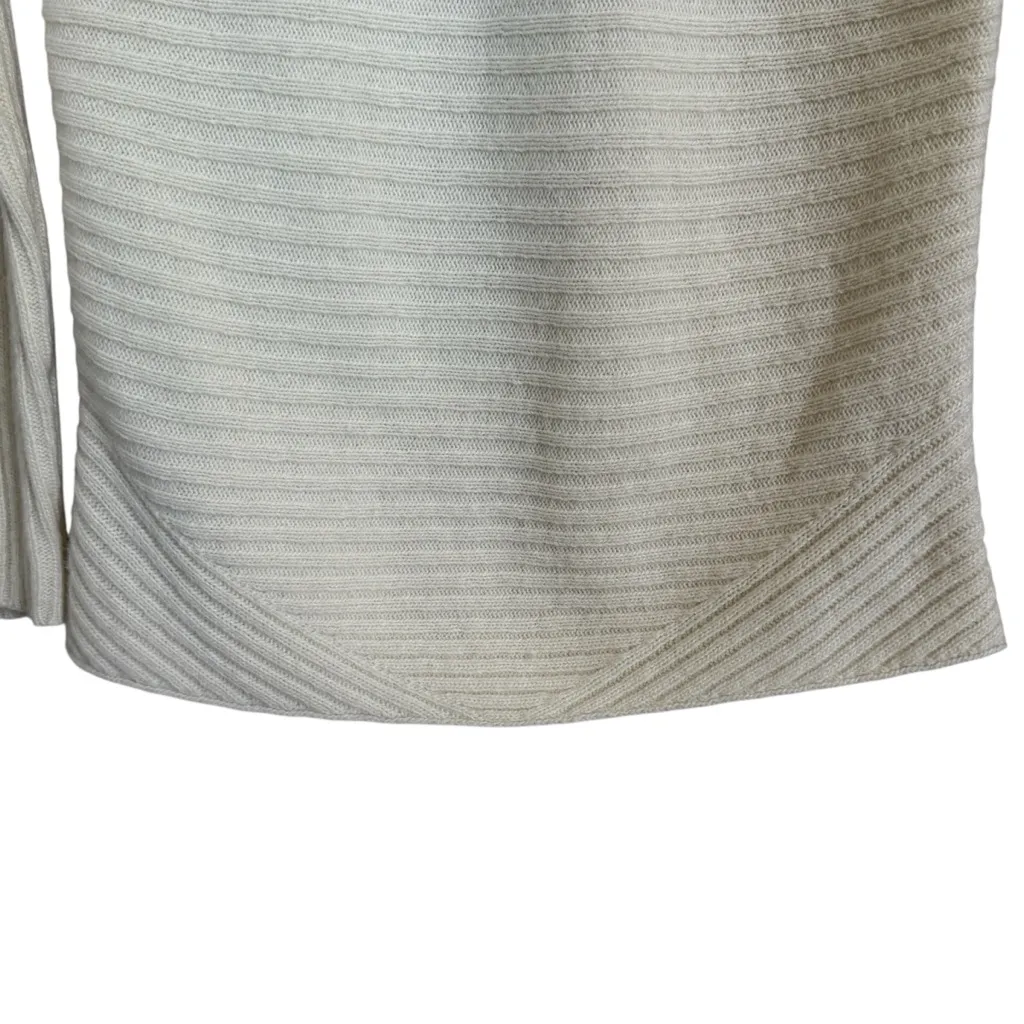 Paige Cream/Custard Helena Sweater Chain Detail Lambs wool Blend Women’s Size S - Image 3