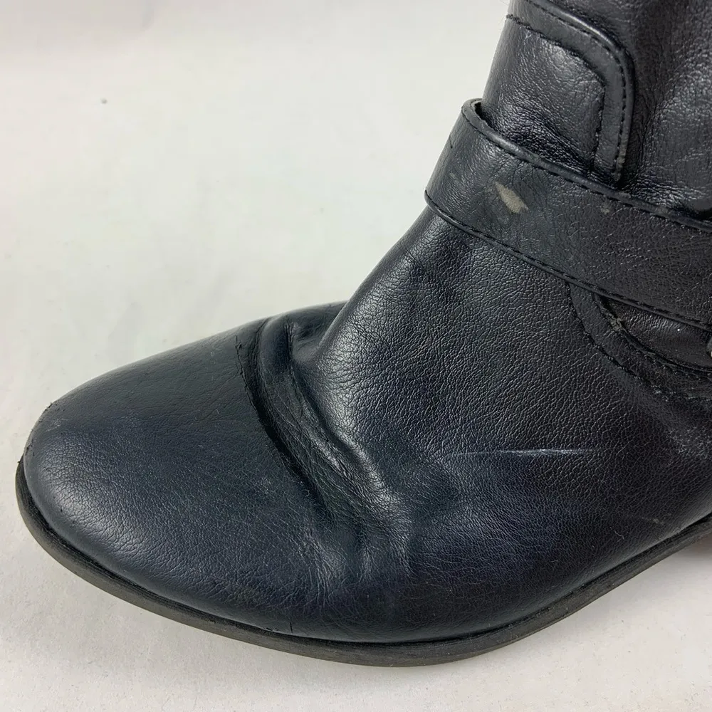 7.5M Croft & Barrow black buckle Zip up Boot - Image 7