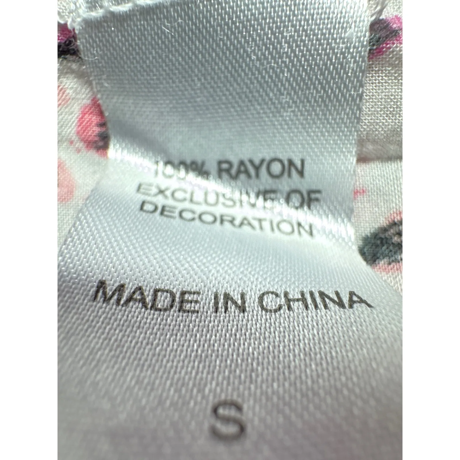 Betsey Johnson 2016 Womens Pink Print Lace Trim Cami Nightie Sleep Dress Size S - Image 5