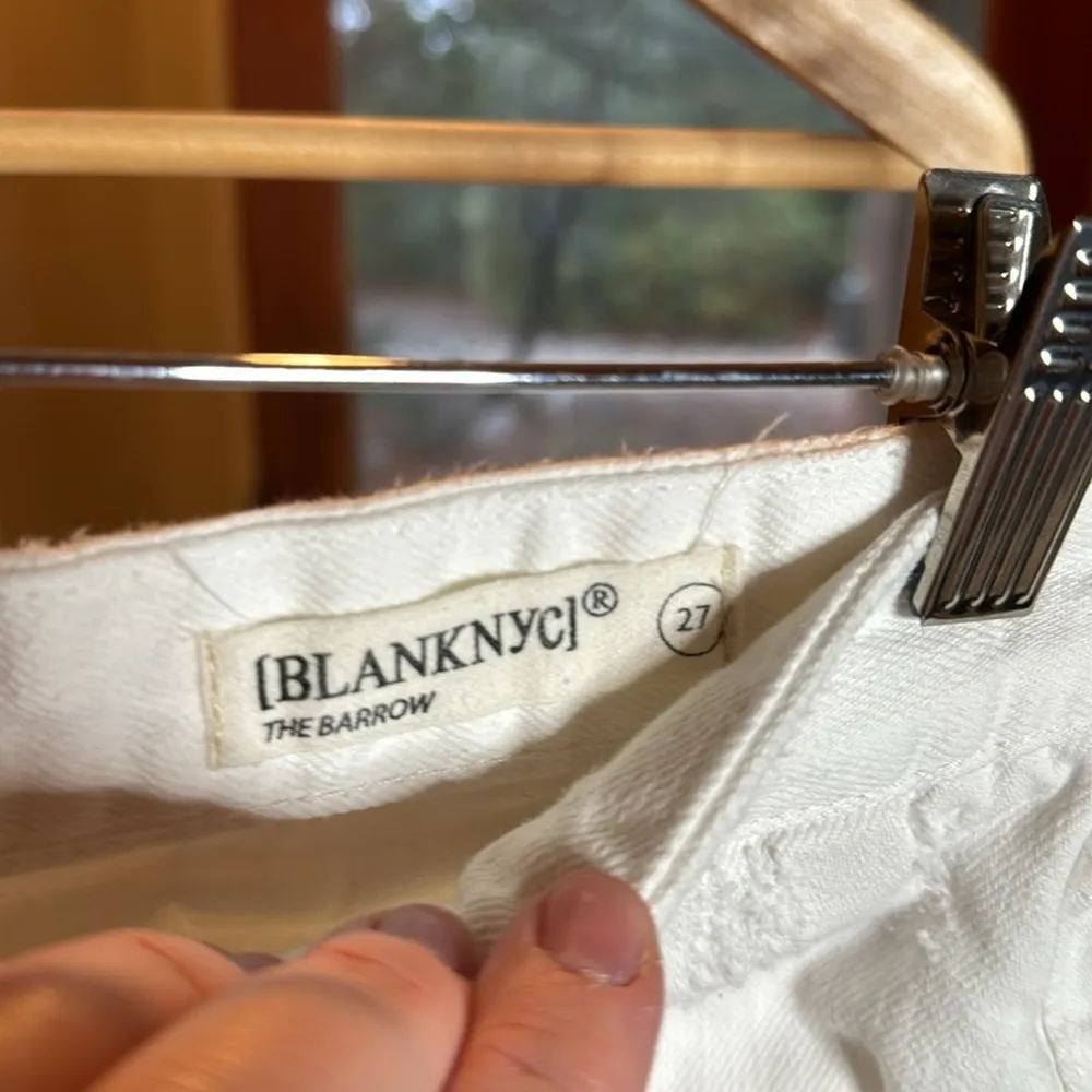 Blank NYC The Barrow White Vintage High Rise Shorts Size 27 - Image 10