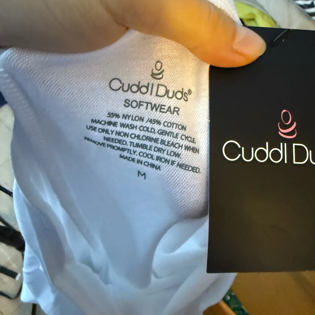 Nwt Cuddl Duds Softwear White Leggings - Image 4