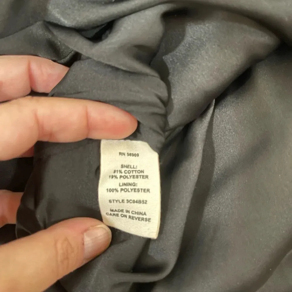 Women’s Chelsea & Violet black/white low v-neck dress M - Image 4