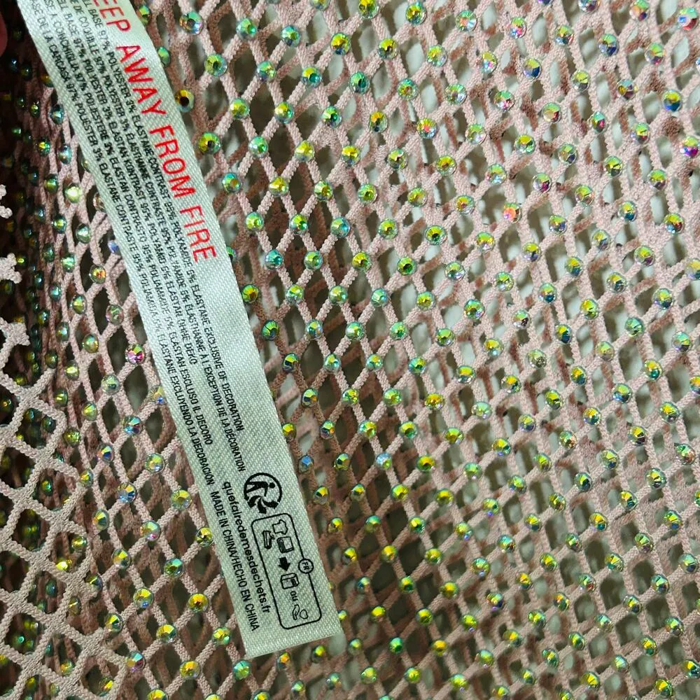 NEW Free People Filter Finish Cami Tank Metallic Pink Combo Size Small Loose Fit - Image 7