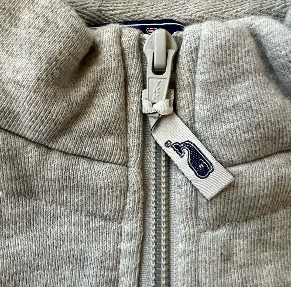 Men's Vineyard Vines Gray Cleveland Browns Shep Shirt Quarter-Zip Pullover - Image 5