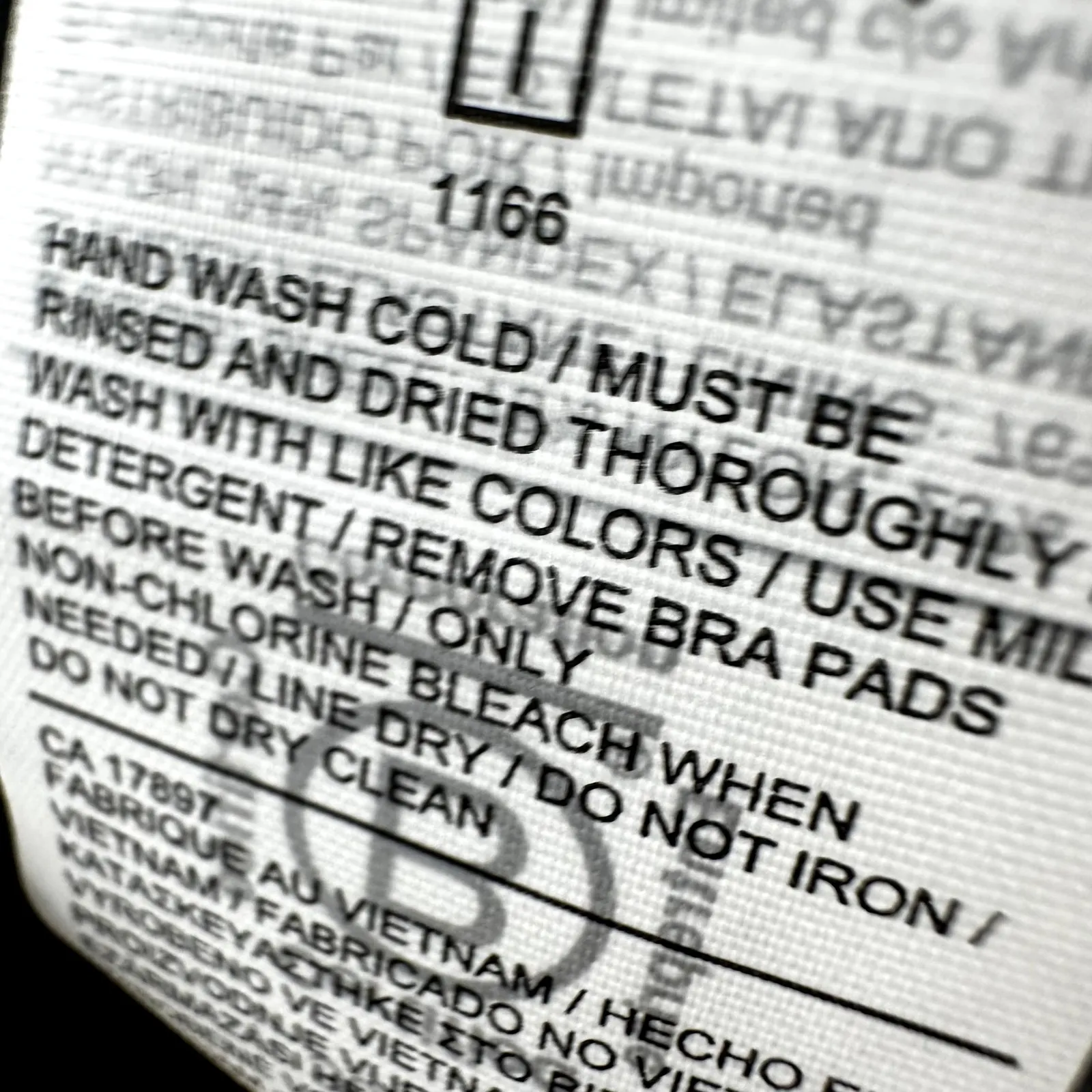 Athleta Seascape Bra Cup Tankini UPF 50+ Underwire Drawcord Padded Black 36B/C - Image 5