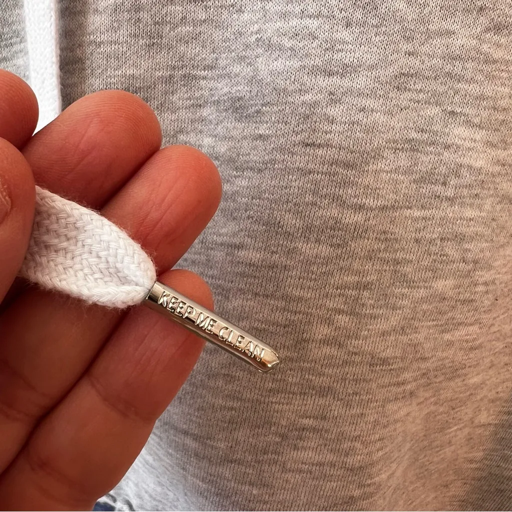 The Laundry Room Revolve Gray Blue Crop Sweatshirt Hoodie Size Small - Image 8