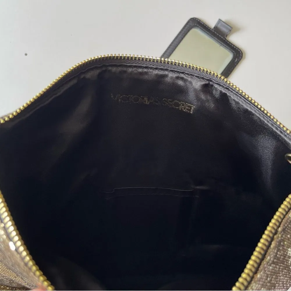New Gold Glitzy Victoria’s Secret foldover clutch. - Image 4