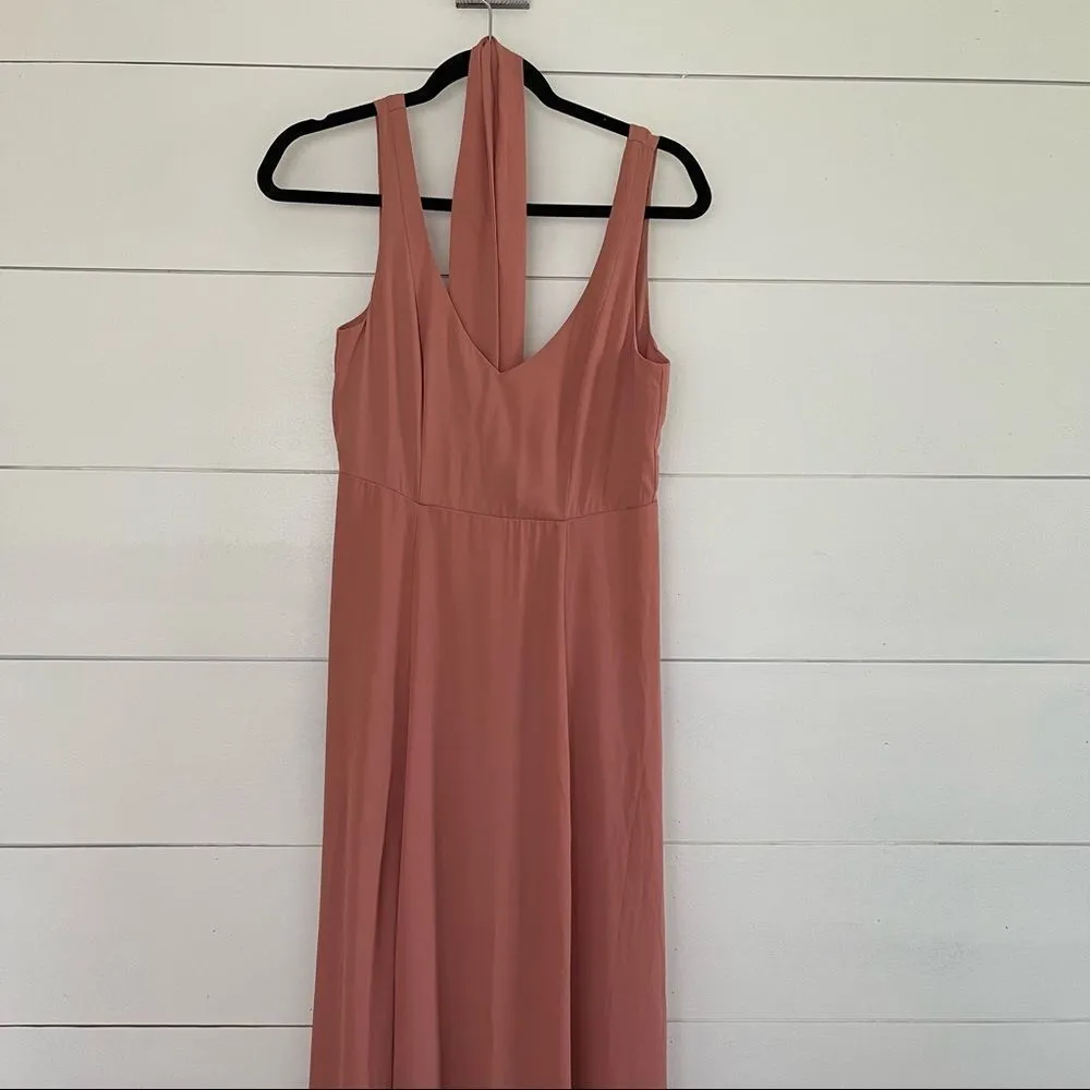 Show Me Your Mumu Jen Maxi Dress Rustic Mauve Crisp - Image 2