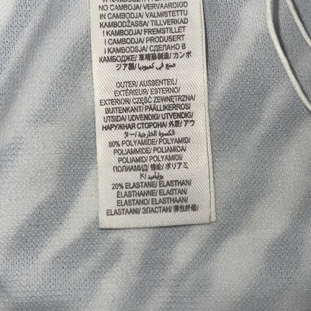 Boden String Animal Zebra Print Bikini Bottom Navy‎ NWT Size 8 Blue - Image 5