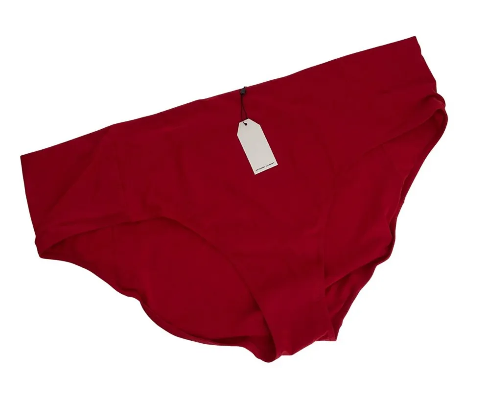 Universal Standard Womens Red High-Waisted Swim Bottoms 3XL plus full coverage - Image 1