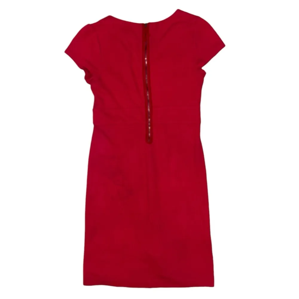 Maeve Anthropologie  Womens Medium Splitshade Red Pullover Tulip Dress size M - Image 2