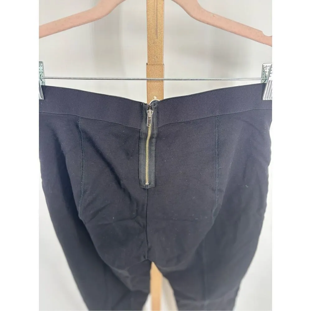 J. Crew black back zip pants size 6R - Image 6