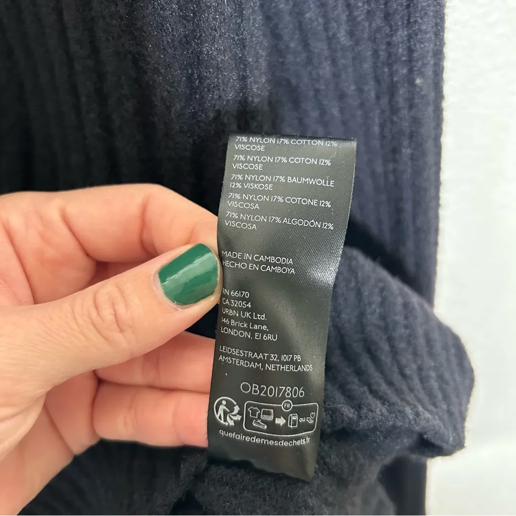 Free People Cocoa Henley Pullover Black extra small - Image 13