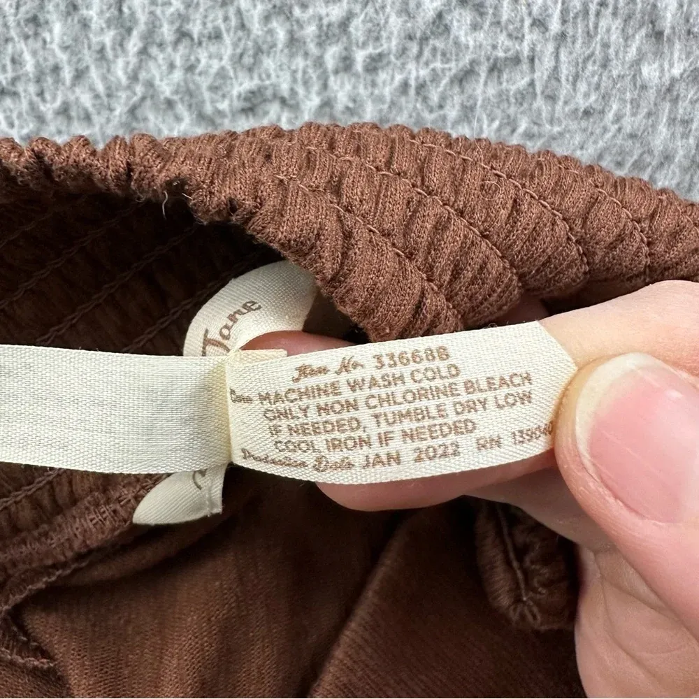 Matilda Jane Alice Textured Wide Leg‎ Pull On Pants Brown Women's Small x 20.5 - Image 11