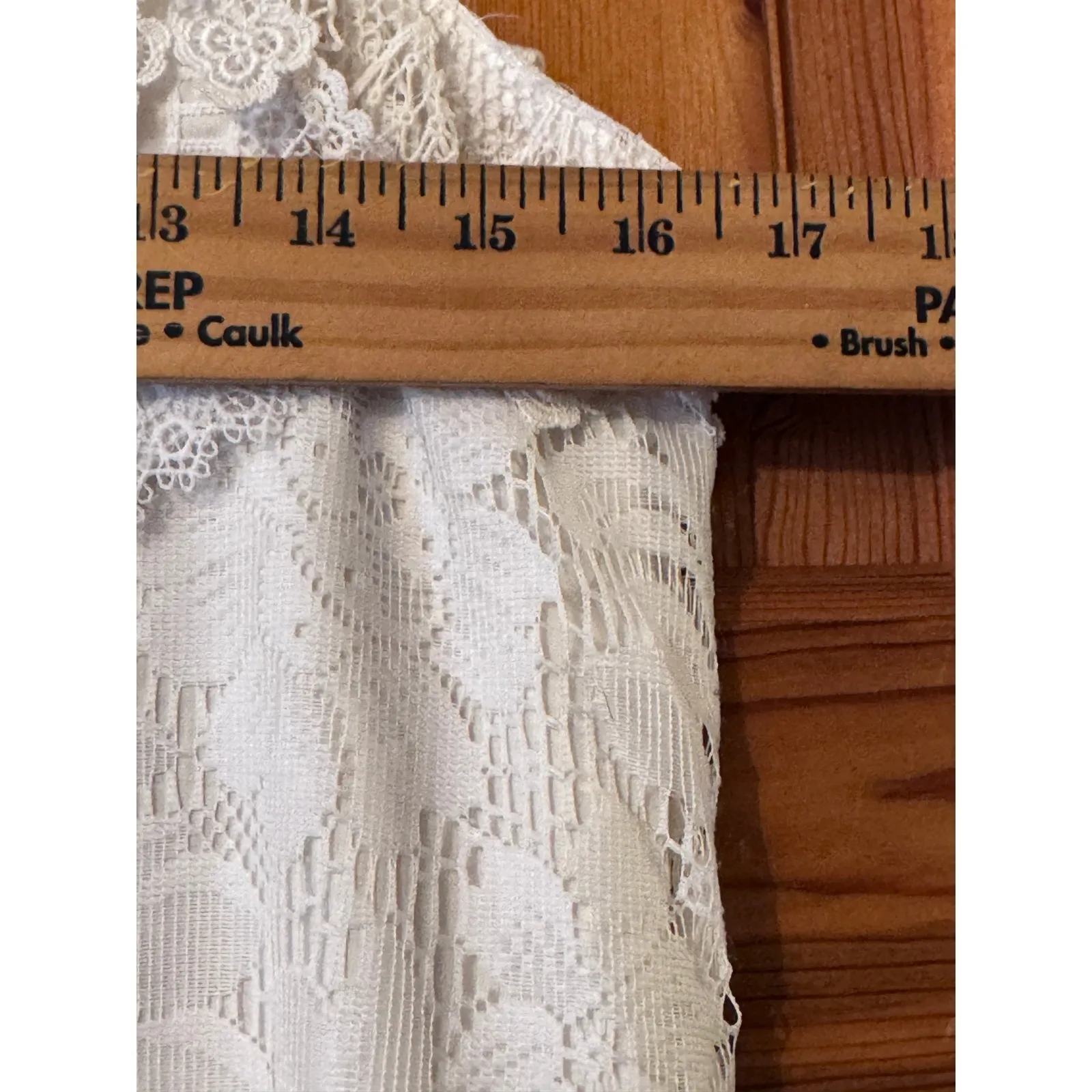 Vintage Jessica McClintock White Lace Maxi Dress Party Wedding Cottagecore 80's - Image 6