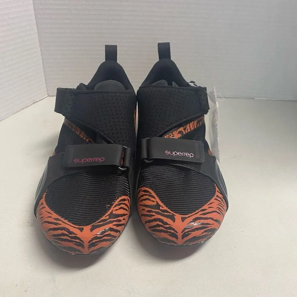 NIKE Women’s Superep Cycle Trainers Black Orange Size 7 New With Tags‎ No Box - Image 9