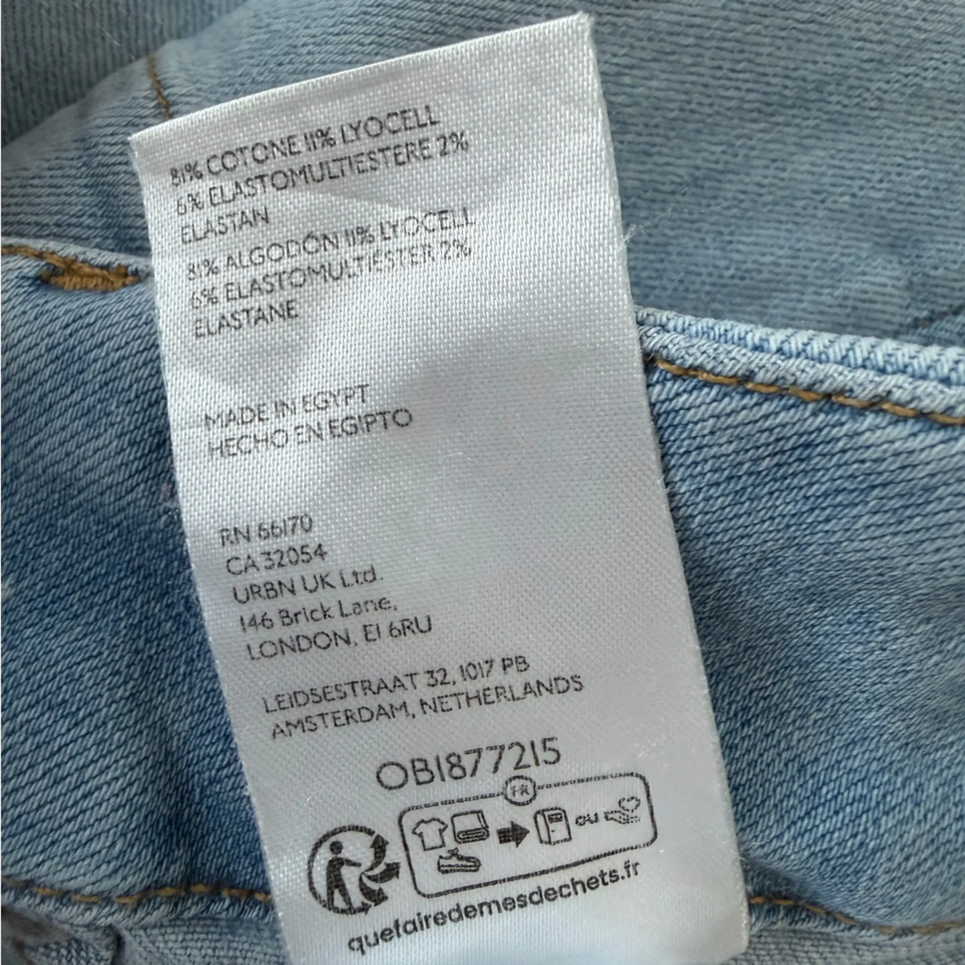 Anthropologie Maeve The Collette Cropped Light Wash Jeans Size 33 Tall - Image 14