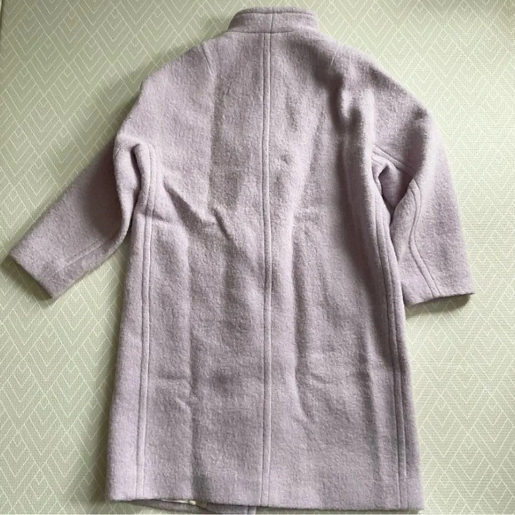HARD TO FIND NWOT SEZANE ARSENE long COAT Pastel Lavender purple wool SZ40US10 - Image 3