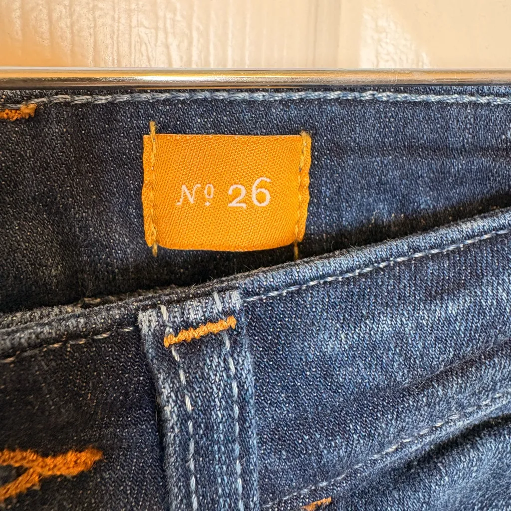 Pilcro Dark Wash Bootcut Jeans Cool Girl Y2K Indigo Denim 26 - Image 5