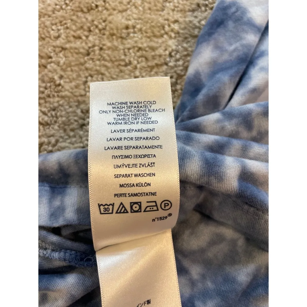 Chaps Red, White. & Blue Tie Dye Sleeveless Top XL - Image 6