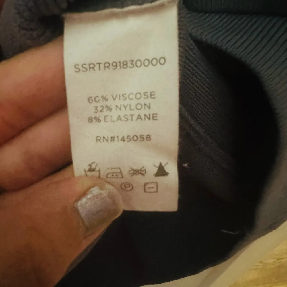 STYLESTALKER Grey Cowl Oversized Long Sleeve Short Mini Sweater Dress Size Small - Image 6