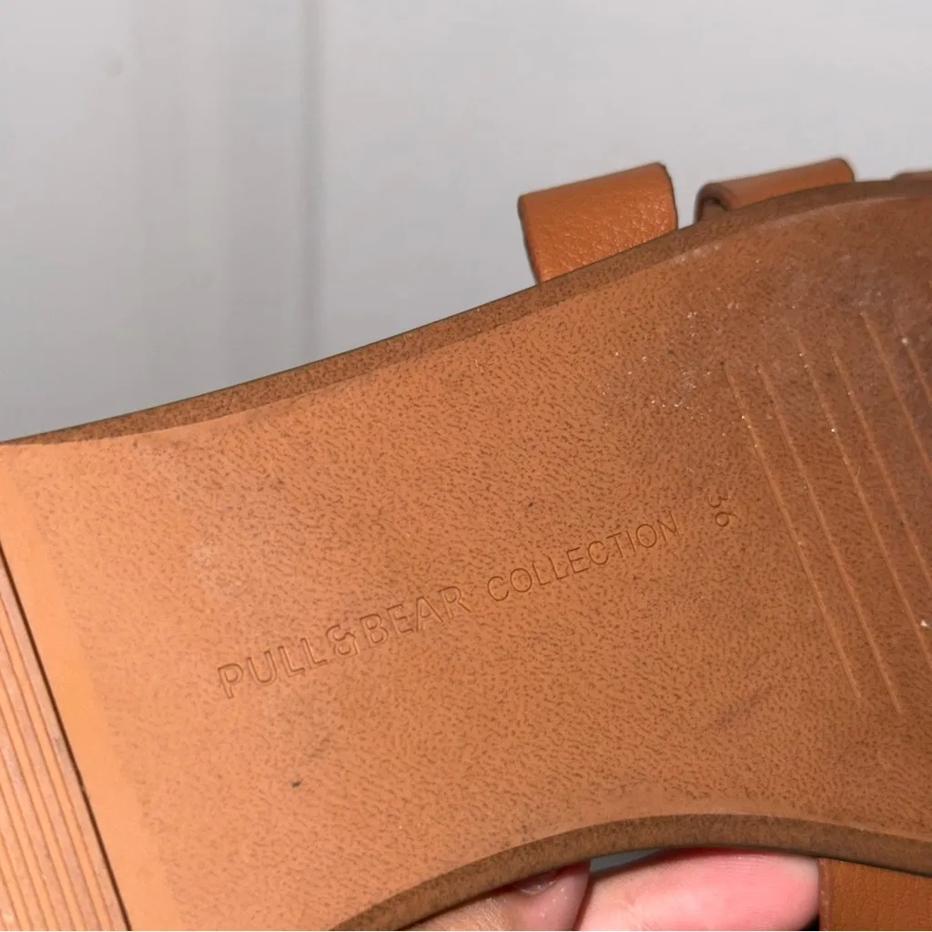 Pull and Bear Sandals Brown Size 36 EU women’s - Image 5