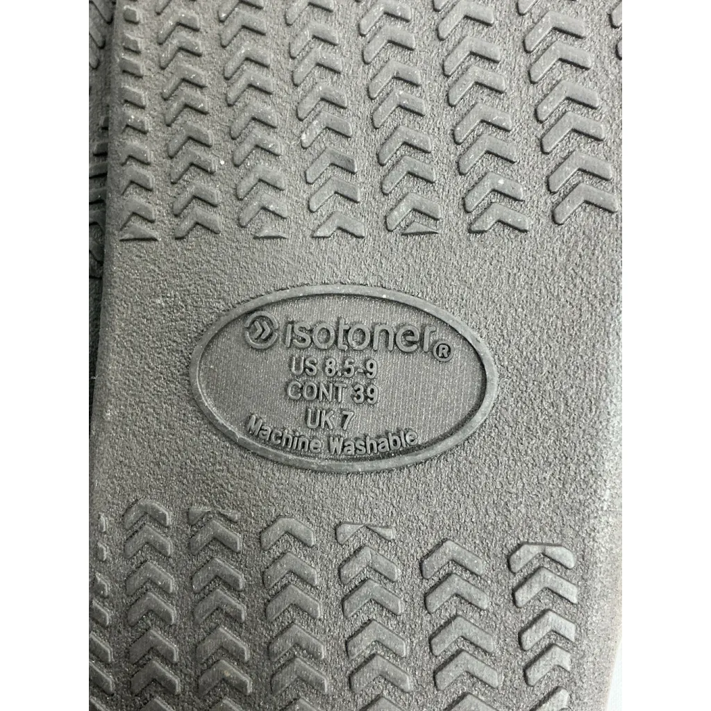 Womans Isotoner Slipon Slide Slippers 8.5/9 Maroon Cuff NWOT - Image 6